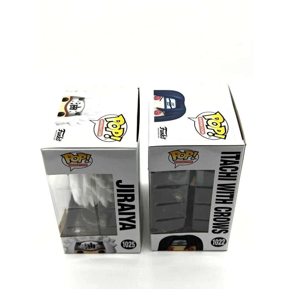 Funko Pop! Animation Naruto Itachi With Crows & Jiraiya Lot of 2 - 1022 & 1025